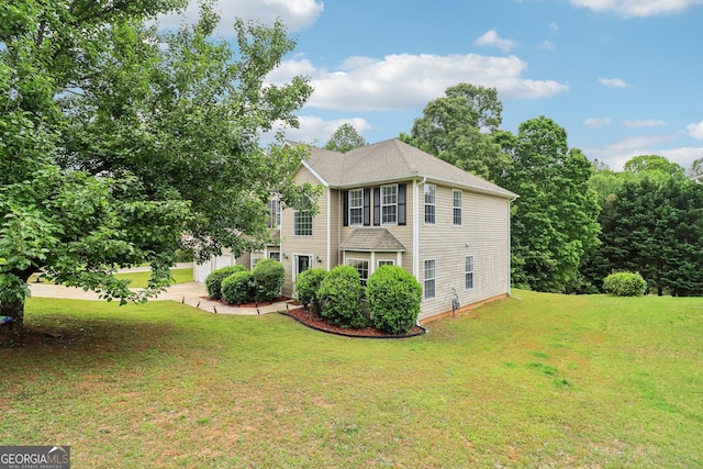 4015 Soaring Dr, Douglasville, GA 30135 - view of side of home with a lawn