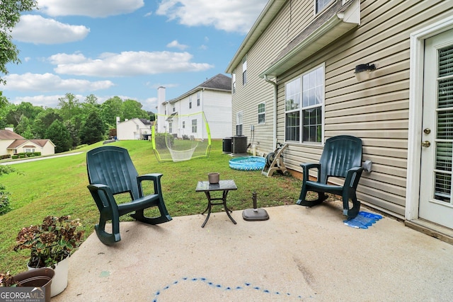 4015 Soaring Dr, Douglasville, GA 30135 - view of patio featuring a residential view