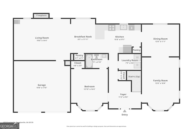 4015 Soaring Dr, Douglasville, GA 30135 - floor plan