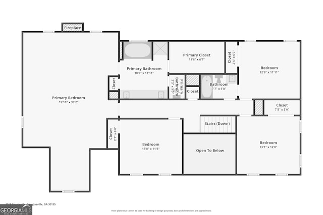 4015 Soaring Dr, Douglasville, GA 30135 - view of layout