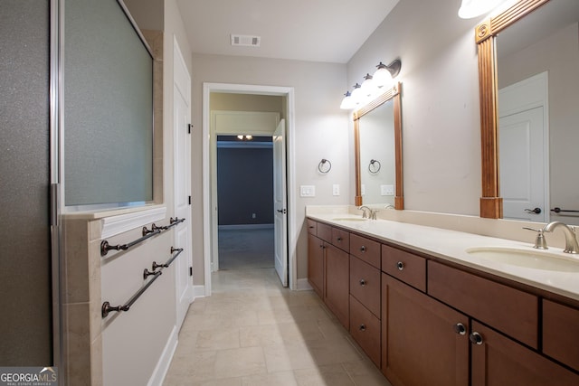 3508 Blue Spruce Ct SW, Gainesville, GA 30504 - full bath with double vanity and baseboards