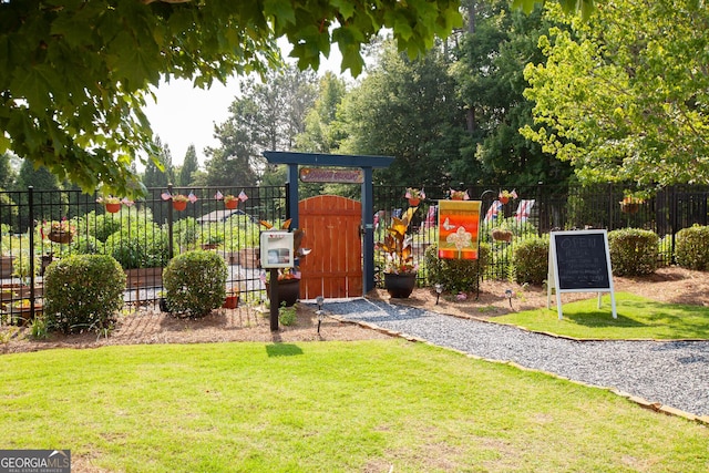 3508 Blue Spruce Ct SW, Gainesville, GA 30504 - view of yard with a gate