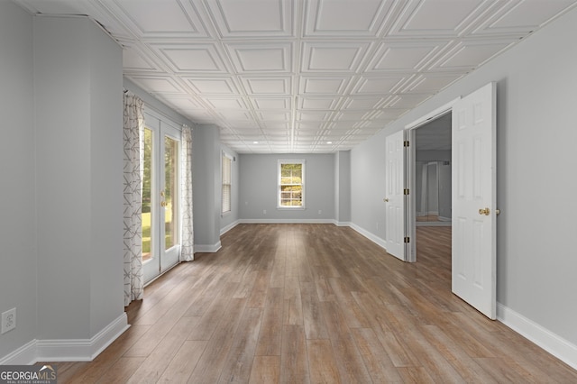 679 Gold Valley Pass, Canton, GA 30114 - interior space featuring baseboards and light wood-style floors