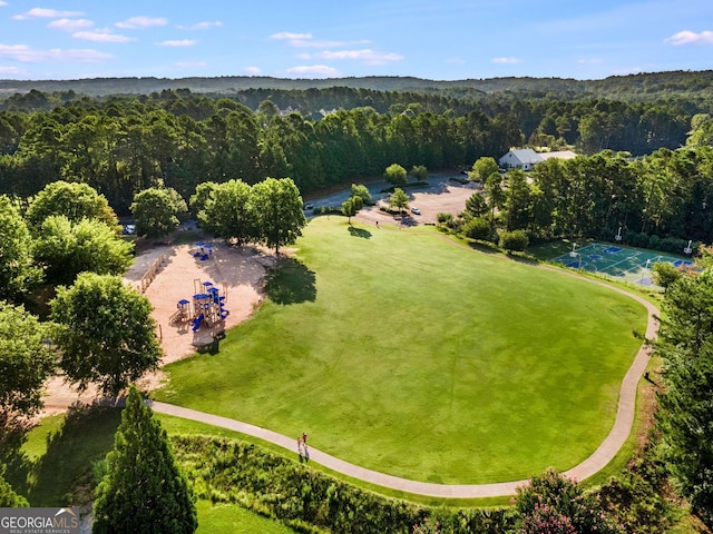 679 Gold Valley Pass, Canton, GA 30114 - aerial view with a wooded view