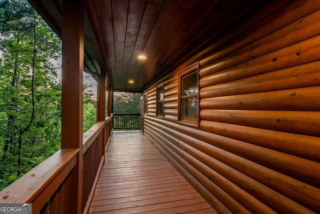 433 Spruce Cir, Mineral Bluff, GA 30559 - exterior space featuring faux log siding