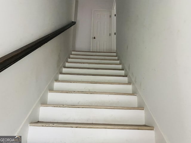 view of staircase
