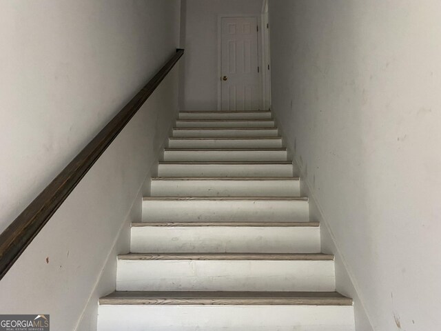 view of stairs