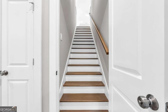 view of staircase