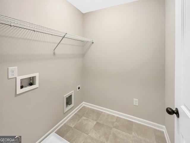 6001 Oak Bend Ct, Riverdale, GA 30296 - laundry area with hookup for an electric dryer and washer hookup