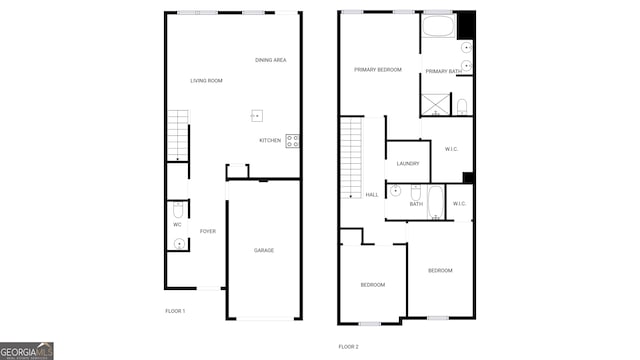6001 Oak Bend Ct, Riverdale, GA 30296 - view of floor plan / room layout