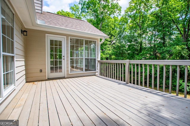 view of deck