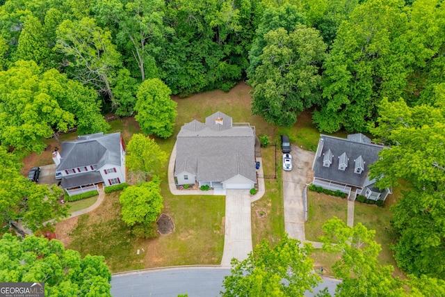 drone / aerial view