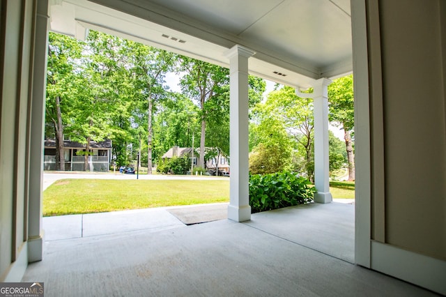 doorway to outside featuring a healthy amount of sunlight