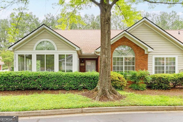 3746 Vineyards Lake Cir NW Unit U6, Kennesaw, GA 30144 - ranch-style house featuring brick siding and a shingled roof