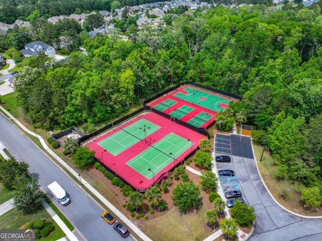 drone / aerial view
