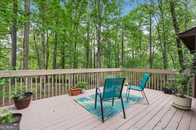 3679 Regent Dr NW, Kennesaw, GA 30144 - view of wooden terrace