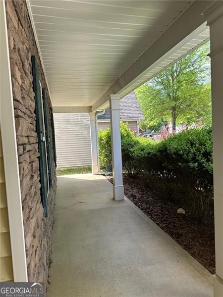3218 Watson Woods Way, Loganville, GA 30052 - view of patio featuring covered porch