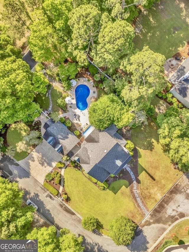 drone / aerial view