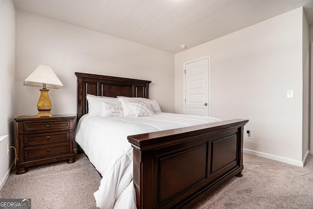 496 River Run Dr, Dallas, GA 30132 - bedroom with light carpet and baseboards