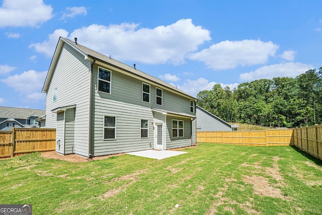 496 River Run Dr, Dallas, GA 30132 - back of house with a patio area