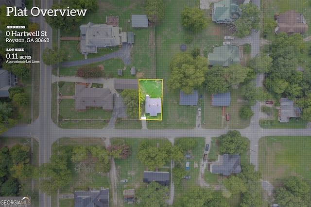 157 Hartwell St, Royston, GA 30662 - aerial view