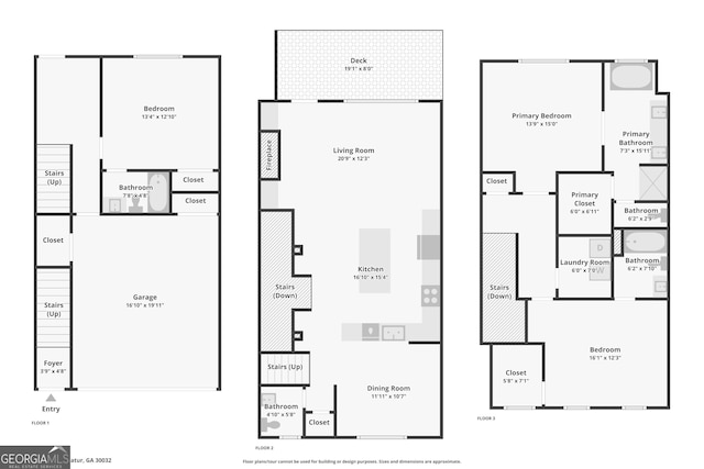 3231 Chutney Ct, Avondale Estates, GA 30002 - floor plan