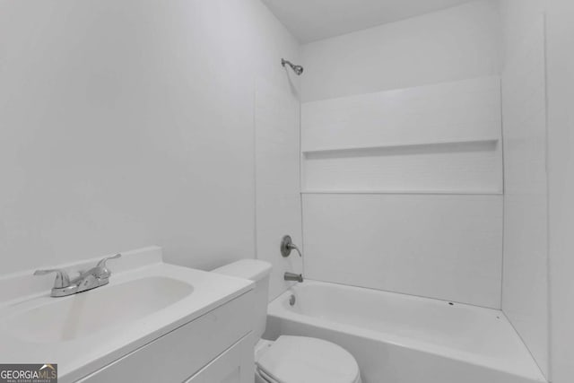3223 Cleveland Hwy, Gainesville, GA 30506 - bathroom with vanity, shower / bathing tub combination, and toilet