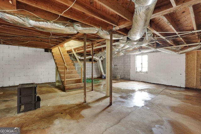 3223 Cleveland Hwy, Gainesville, GA 30506 - below grade area featuring stairs