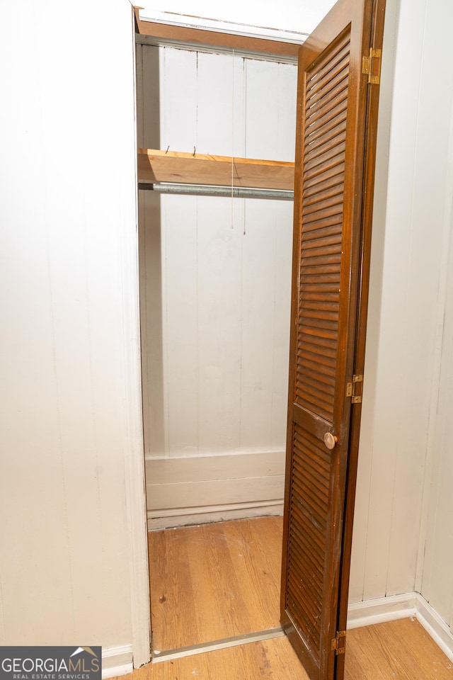 view of closet