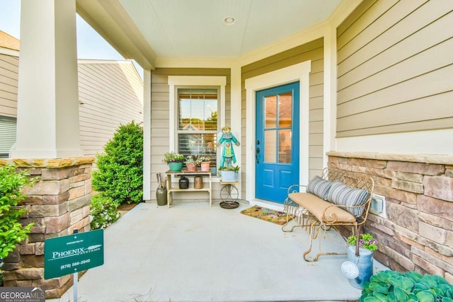 5641 Tisbury Ct, Hoschton, GA 30548 - entrance to property with a porch
