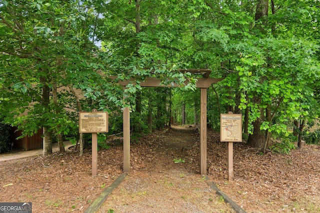 view of community