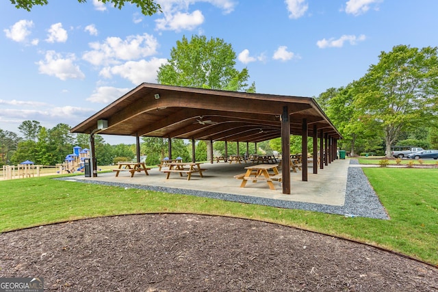 301 Downing Creek Trl, Canton, GA 30114 - view of community featuring a gazebo