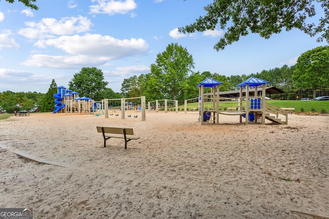 301 Downing Creek Trl, Canton, GA 30114 - community jungle gym with view of scattered trees