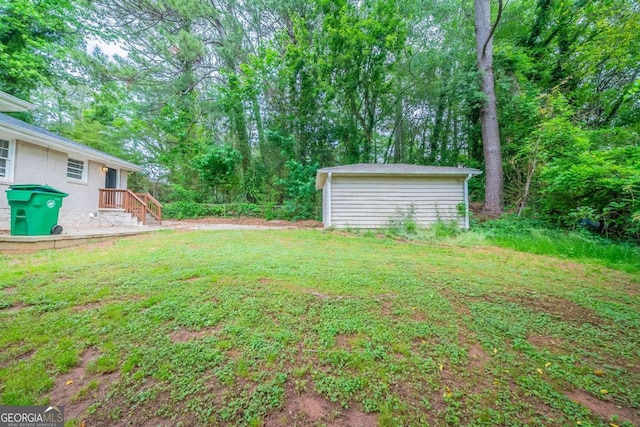 1774 Austin Dr, Decatur, GA 30032 - view of yard with an outbuilding