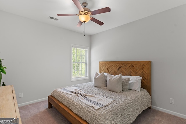 152 Creekrise Pl, Palmetto, GA 30268 - bedroom with carpet, baseboards, and ceiling fan