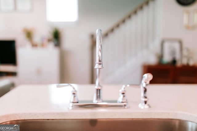 interior details with a sink