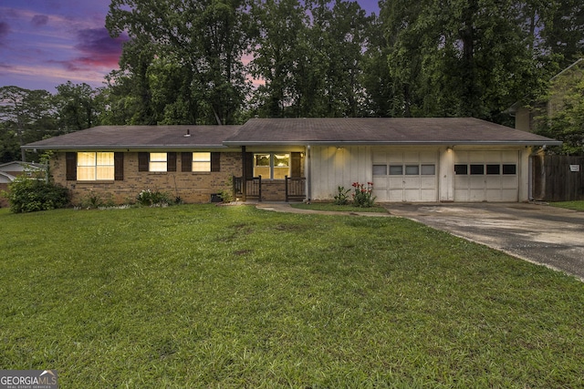 1239 Sharonton Dr, Stone Mountain, GA 30083 - ranch-style house featuring driveway and a garage