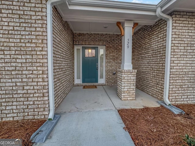 5291 Tuscany Dr, Douglasville, GA 30135 - entrance to property featuring covered porch and brick siding