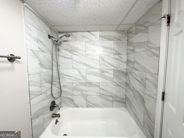 bathroom featuring shower / washtub combination