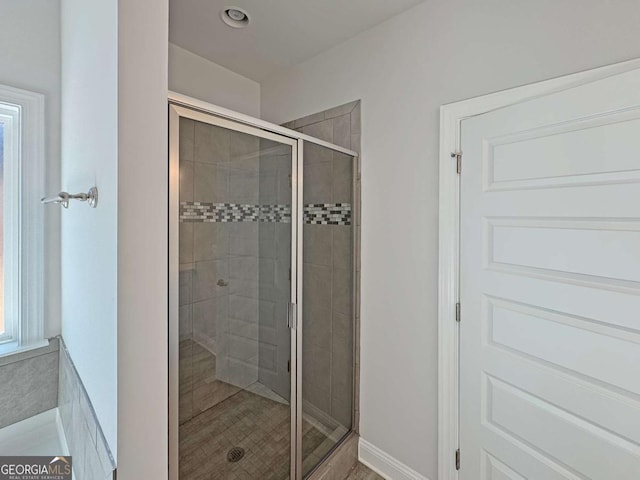 5321 Tuscany Dr, Douglasville, GA 30135 - bathroom with a stall shower