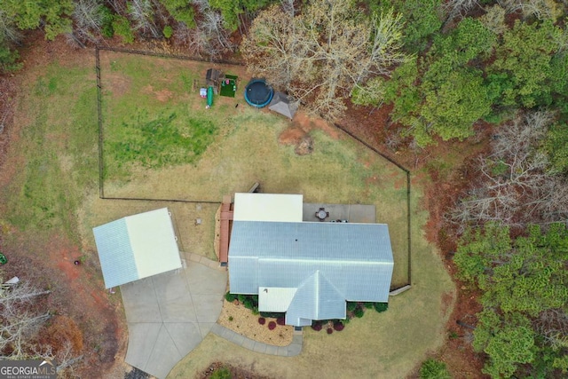 291 Higgins Rd, Flovilla, GA 30216 - drone / aerial view