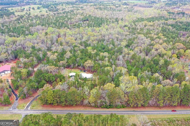 291 Higgins Rd, Flovilla, GA 30216 - bird's eye view featuring a forest view