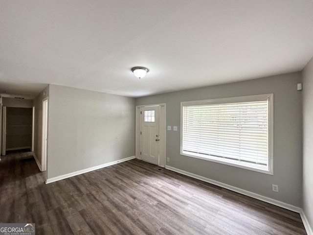 830 Mercury Dr, Atlanta, GA 30331 - foyer entrance featuring dark wood-type flooring and baseboards