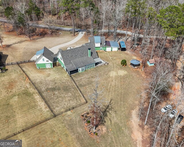 aerial view of property and surrounding area
