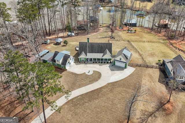 view of subject property