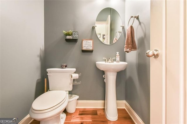 37 Wood Duck Pt, Jefferson, GA 30549 - bathroom with wood finished floors and toilet