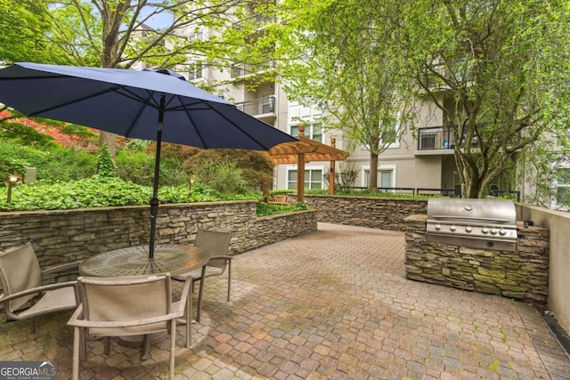 1502 River Green Dr NW Unit 1502, Atlanta, GA 30327 - view of patio featuring area for grilling