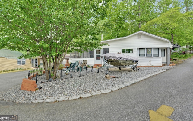 76 Periwinkle Ln, Cleveland, GA 30528 - view of front of property with a patio area