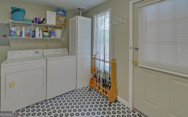 76 Periwinkle Ln, Cleveland, GA 30528 - laundry area with washer and dryer, laundry area, and light floors