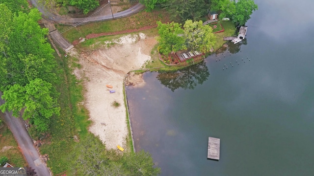 76 Periwinkle Ln, Cleveland, GA 30528 - bird's eye view with a water view